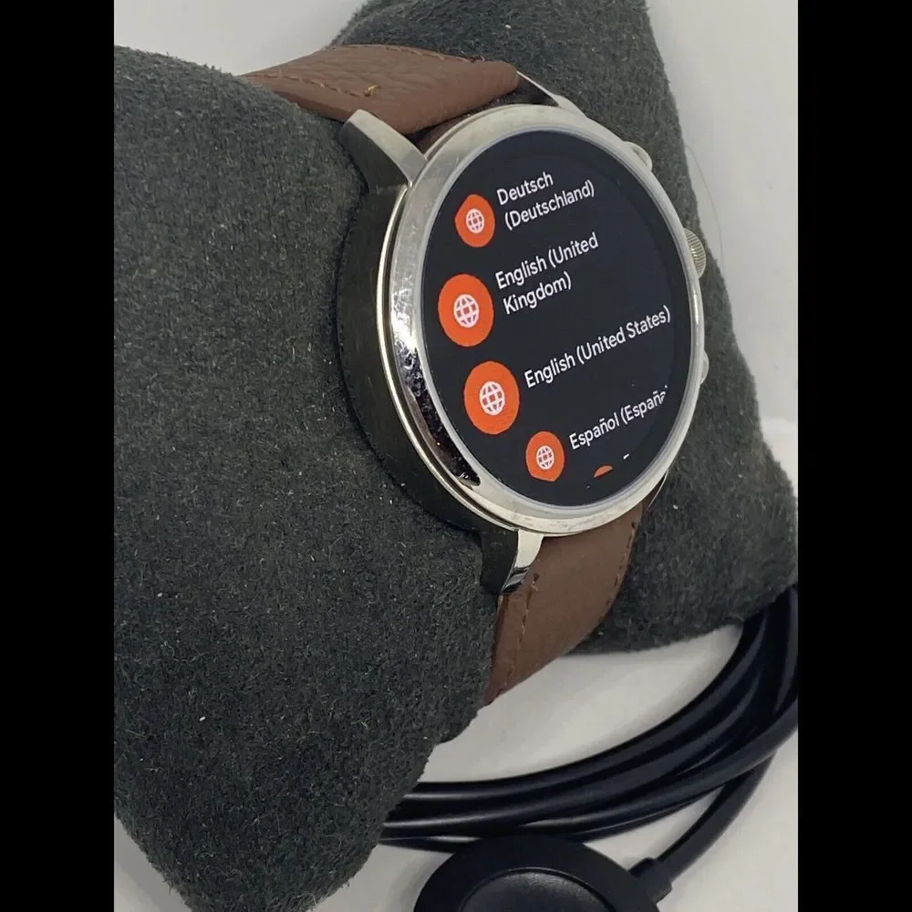 Fossil Gen 4 Authentic Digital Dial Smart Watch Custom Band FTW6014 AB519